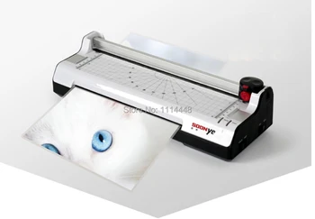Zbrusu Nový A4 Cold & Hot-Laminovanie Stroj Papier Cut & Laminator dva v jednom