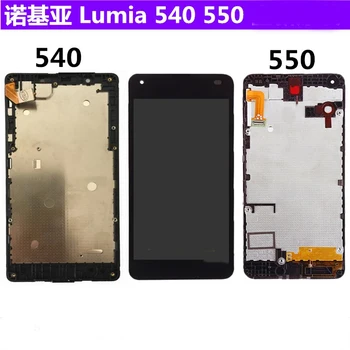 Pre Nokia Lumia 540 RM-1141 LCD Displej Digitalizátorom. Dotykový Panel Montáž Náhrada za Nokia 550 RM-1127