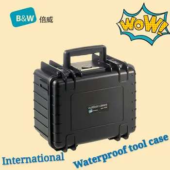 Nástroj prípade toolbox odolný proti Nárazu zapečatené vodotesný ochranné puzdro 246*175*152 mm bezpečnostný nástroj zariadenia s pre-cut peny