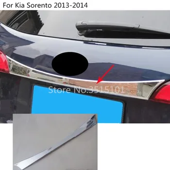 Pre Kia Sorento 2013 Auto Liatie ABS Chrome Zadné Dvere, zadné dvere Nárazníka Rám Doska Trim, Čítanie Veka batožinového priestoru 1pcs