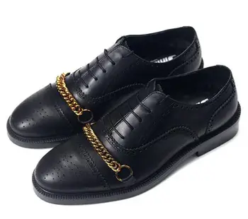Noví ľudia, topánky ručne vyrábané klasiky formálne business topánky kovový zips, čierna prízvukom topánky šnurovacie kožené topánky pre mužov oxfords