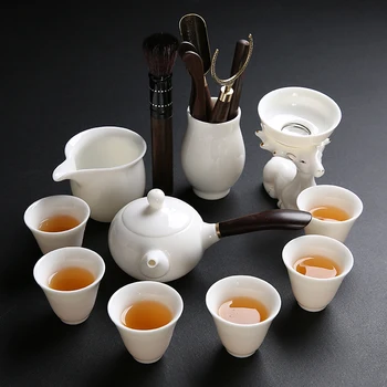 Orientálna Moderné Čaj Nastaviť Kung Fu Klasické Zobrazenie Dospelých Tradičný Čaj Nastaviť Čína Darčeka Kávy Tasse A Teaware HX50NU