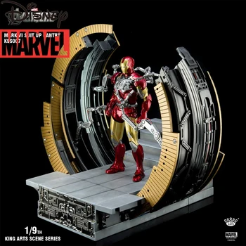 Marvel Vojak Model Demolácie Stanice Marvel Periférne Hračky Iron Man Obrázok 1/9 Zliatiny Mk6