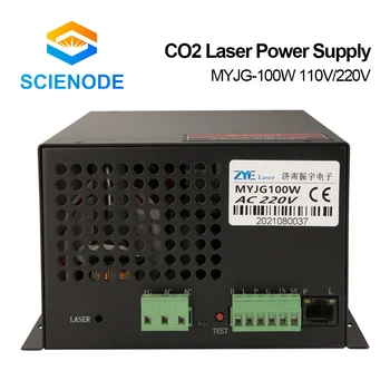 Scienode MYJG-100W 80-100W CO2 Laser Napájanie pre CO2 Laserové Gravírovanie & Rezací Stroj Príslušenstvo Sady 2021 Kvality NAJNOVŠIE