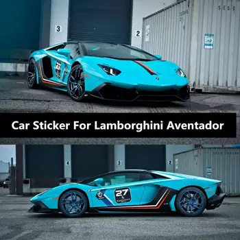 Auto samolepky Pre Lamborghini Aventador telo upravené dekoratívne dvere nálepky racing film