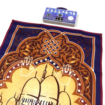 Vzdelávacie Islamskej Deti Modlitbu Koberec Mat Interaktívne Elektronické Uctievanie Deka s Kompasom, Kresťan, Moslim Deti Šélachom Darček