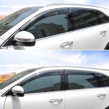 Pre Kia Sorento-2020 Auto Okno Clonu Slnko Stráže Ochrany Pokrytie Časti Dážď Lamely Vonkajšie Dekorácie, Doplnky