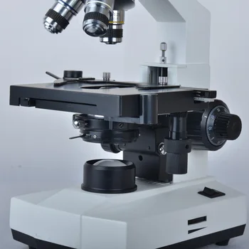 40X-1600X Profesionálne Biologický Mikroskop Kit Dvojvrstvové Mechanické XY Fáze pre Vzdelávacie Vedy Lab Svetlo Adjutable