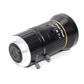 3.0 Megapixel Varifokálny HD CCTV Kamera/JEHO Objektívom 5-50mm CS Mount S Manual iris F1.4 Pre priemysel, CCTV IP Kamery