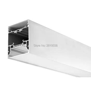 10 Súprav/Veľa Ultra veľký led hliníkového profilu 70 mm vnútorná šírka U shape led pásy kanál profil pre stenové alebo stropné osvetlenie