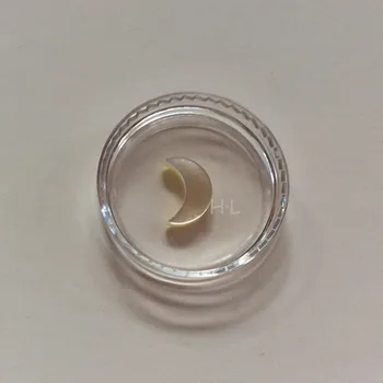 50PCS/Množstvo 8*11 MM Bielym polmesiacom perleť Shell Kameň Pre DIY Náramok