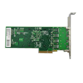 LODFIBER Ethernet Server Adapter I350-F4 PCI Express x4 4 Port Server Adapter Model I350F4BLK