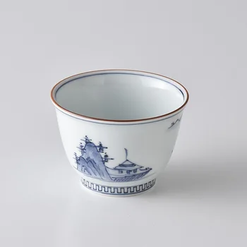 Japonsko dovoz mať oblasti horenia ručne maľované krajiny master pohár vzorky šálku čaju keramické šálky, poháre