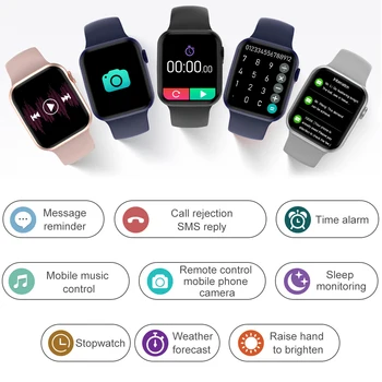 DT100 Plus Smart Hodinky Muži Ženy Bluetooth Hovor PK iwo 13 Pro Smartwatch 2021 Vlastné Hodinky Vodotesný IP67 320*385 1,75 palec