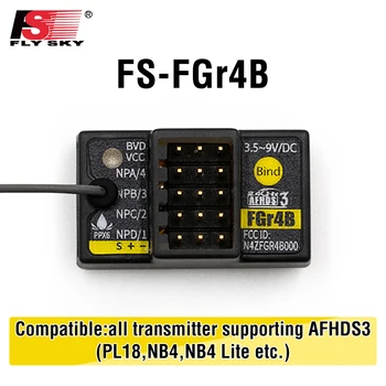 FlySky FGr4B 2.4 G 4CH AFHDS 3 Prijímač pre PWM/PPM/i-bus/S. BUS/i-bus2 Výstup Kompatibilný PL18 NB4 NB4 Lite Vysielač pre RC Auta