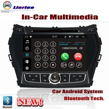 2din Pre Hyundai ix45 2012-2016 Auto DVD Prehrávač Multimediálnych súborov IPS LCD Displej GPS Navigačný Systém Android, Rádio Audio-Video, Stereo