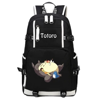 Totoro Batoh Cosplay Hayao Miyazaki Plátené Tašky Aktovka Cestovné Tašky