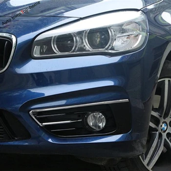Yimaautotrims Chrome Predné Hmlové svetlá na Čítanie Foglamp Kryt Výbava vhodné Na BMW 2 Série Active Tourer - 2018 F45 F46 220i 228i