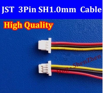Doprava zadarmo 1.0 mm 3pin a 6pin dvojité hlavu 1.25 3pin a 6pin 28AWG drôt s SMD konektor