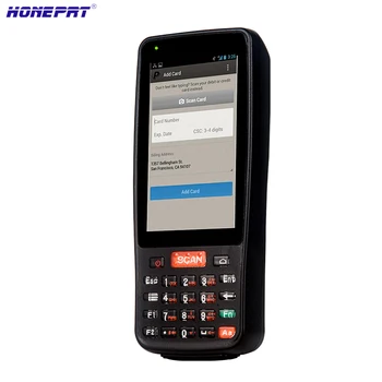 HSPOS 3G POS Terminál PDA Android 5.1, Wifi, Bluetooth, GPS, PDA Čiarových kódov QR Code Reader HS-4001