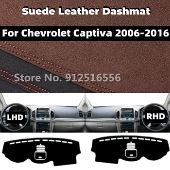 Pre Chevrolet Captiva 2006~2016 Holden Daewo Auto Semiš Dashmat Dash Mat Panel Kryt Non-Slip Sunshield Príslušenstvo Protector