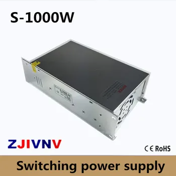 1000W Prepínanie Napájania 60v 16A AC-DC) vstup 200V~240V alebo 100v~130VAC Pre LED Pásy svetla cnc cctv s-1000-60