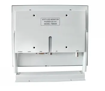 8 palcový priemyselné monitorovania bezpečnosti počítača LCD monitory BNC VGA hd AV kovov