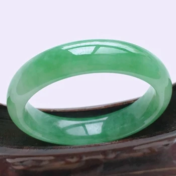 Prírodné Barmskej smaragdovo zelená 54-64mm náramok, elegantné princezná šperky, najlepší darček pre matku a priateľku