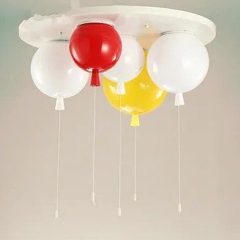 Nordic moderné balón stropné lampy, spálne, detskej izby rekreačné oblasti jednoduchý osobnosti farba stropný luster