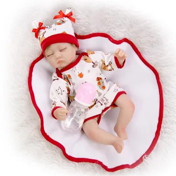42cm reborn bábiky je rovnaký ako na obrázku hot predaj dievčatá, hračky silikónové reborn bábiky baby childre Vianočný darček bebe reborn