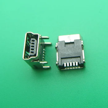 500pcs/veľa pre PS3 radič tablet Mini USB napájací dc konektor 5 pin 5pin zásuvky zásuvkový Konektor zapojte nabíjačku nabíjací port
