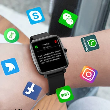 CHYCET 2021 Šport Smart Hodinky Muži Ženy Inteligentné Hodinky Srdcového rytmu Spánku Monitor Fitness Tracker Smartwatch pre Xiao Android IOS