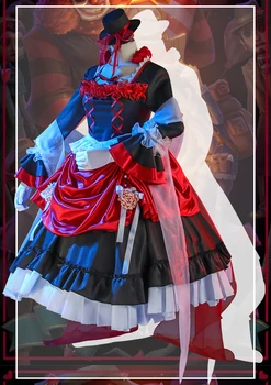 Hra Identity V Tea Party Krvavé Queen Mary Cosplay Kostým Fantázie Stredoveké Lolita Šaty Halloween Karneval Uniformy Zákazku