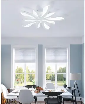 LED Flush Mount Svetlo Stropné ，5 Svetla studená Biela Stropné Lampy, Svietidlá,Semi Flush Stropné svietidlo pre Obývacia Izba,Spálňa,
