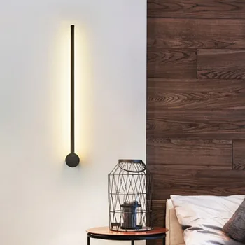 Nordic Minimalistický Nástenné Svietidlá Zrkadlo Dekor Použiť Led Lampy, Obývacia Izba, Spálňa, Kúpeľňa Podkrovie Domáce vnútorné Osvetlenie Zariadenie
