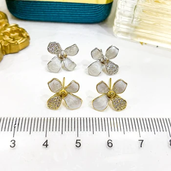 2021 Nový Kvetinový Náušnice, Šperky, Takže Ženy Ručné DIY Peal Šperky z Komponentov Pearl Korálky
