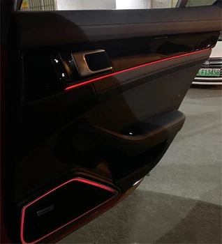 Vhodné pre Porsche panamera Synchronizovať pôvodného auta 7 farieb Okolitého Svetla prístrojový panel displej ovládanie Okrem dverí