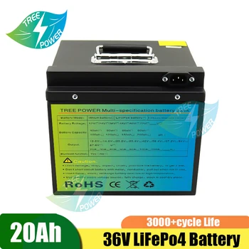 36V 20Ah Nabíjateľná Lítium-Iónová Lifepo4 Elektrický Skúter Batéria s BMS s nabíjačky
