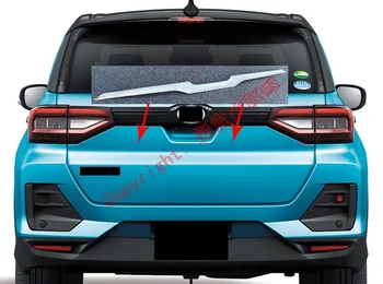 ABS Chrome Zadné Dvere Veka batožinového priestoru Kryt Výbava Exteriér Liatie Samolepky Pre Toyota Raize A200A\210A 2019 2020