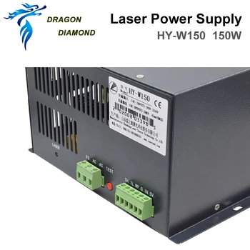 DRAGON DIAMOND Co2 Laser Napájanie 150-hz 180w HY-W150 Pre Co2 Laserové Lampa Trubice Vysoký Výkon T/W Série