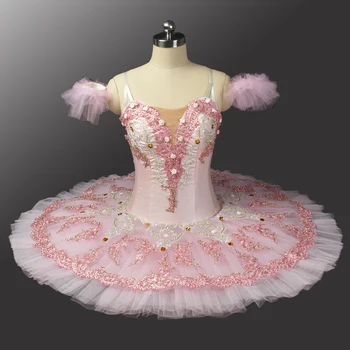 Profesionálne Balet Tutu Kostým Balet Tutus Sukne Klasická Balerína Fáze Kostým Šípková Ruženka Sugar Plum Fairy ružová