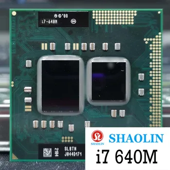 I7-640M i7 640M SLBTN 2.8 GHz Dual-Core Quad-Niť CPU Procesor 4W 35W Zásuvky G1 / rPGA988A Pôvodné SHAOLIN Oficiálna Verzia