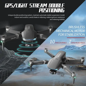 S189 Pro UAV GPS Polohy Striedavé Diaľkové Ovládanie Lietadla 6K HD Letecké Fotografie Tri osi PTZ Bezpilotné Lietadlá