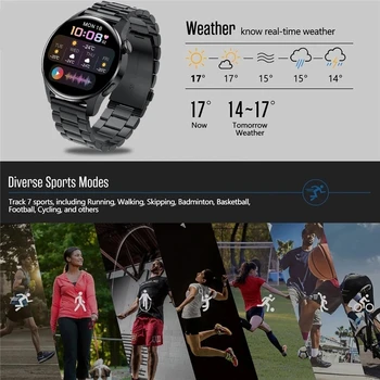 2021 Luxusné Smart Hodinky Mužov Šport Fitness Hodinky Bluetooth Hovor Multifunkčné Ovládanie Hudby Počasie displeja Smartwatch Pre Telefón