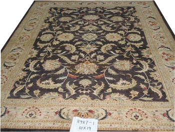 Pôvodné jeden vývoz turecký ručne vyrábané koberce OUSHAK Ozarks čistá vlna koberec 8987-1 8x10gc158zieyg14