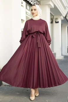 Šaty dámske šaty 2021 kaftan abaya dlho Moslimských večerné šaty, hidžáb abayas turecký Hidžáb Strany Bežné ženy oblečenie