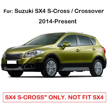 Upgrade kožené auto podlahové rohože pre NOVÉ Suzuki SX4 S-Cross Crossover-2018 Vlastné nohy Podložky automobilový koberec automobilu zahŕňa