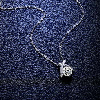 Kolo mosan diamond 925 Strieborný Náhrdelník žien Náhrdelník Prívesok krásne romantický prívesok zásnubný dar nádherné šperky