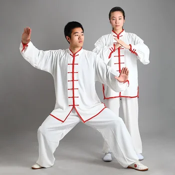 Čínsky Kostým Bojovník Tai Chi Oblečenie Shaolin Kung Fu Jednotné Výšivky Tradičné Tang Vyhovovali Tai Chi Wushu Kostým DD1581