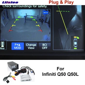 Liislee Cúvaní Kamera Rozhranie Späť Do Pôvodného Monitora Upgrade Infiniti Q50 Q50L